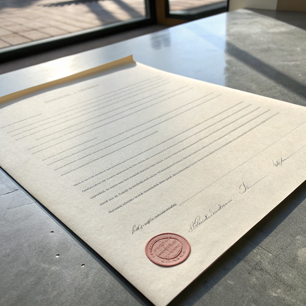 Texture of high-end legal paper and ink